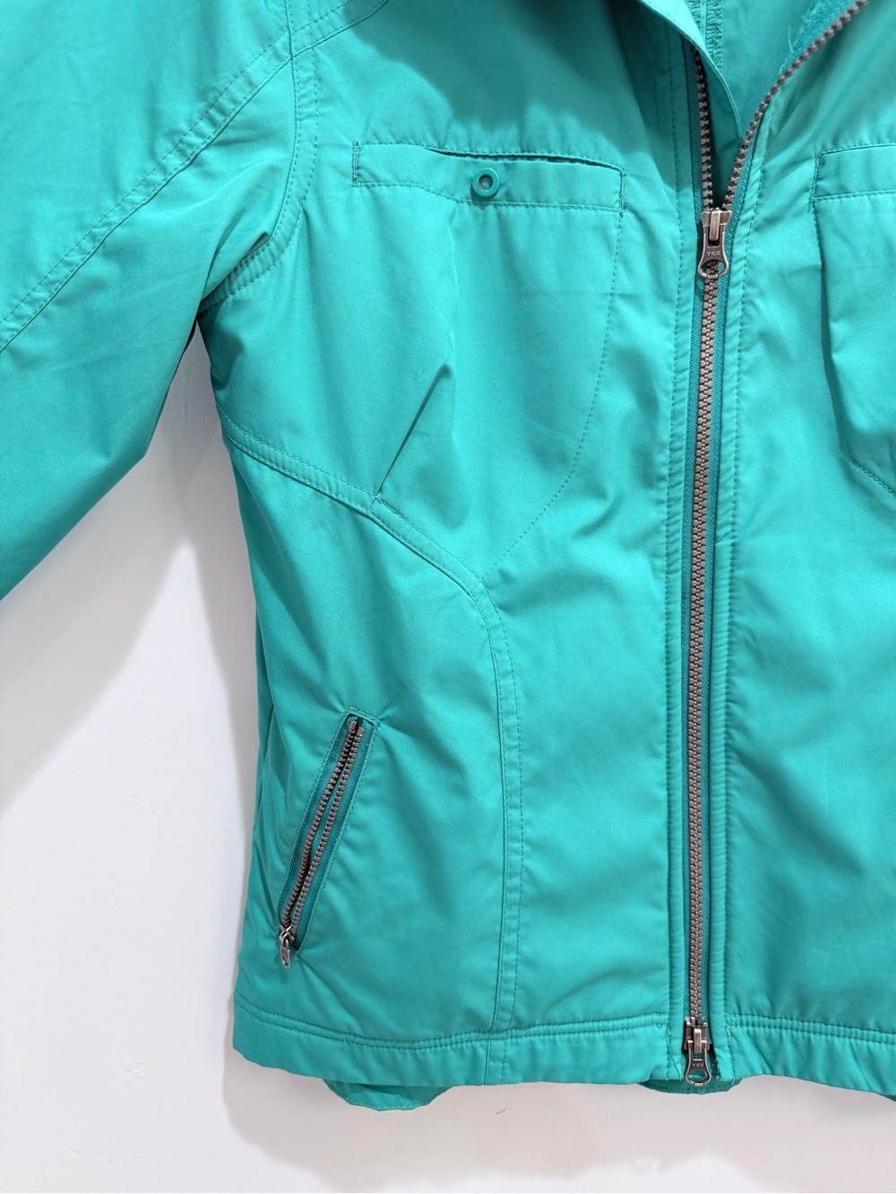 Royal Robbins Women's Discovery Utility Jacket Teal Green Windbreaker Medium - Picture 5 of 16